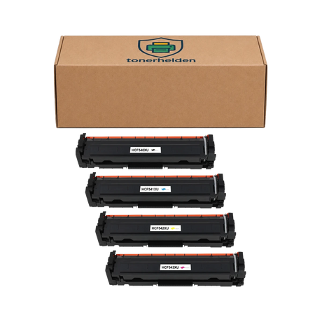 Toner HP kompatibel für CF540X/Cartridge 054H Black(203X)/3028C002/3027C002/3025C002/3026C002 - Toner - tonerhelden - C/K/M/Y -