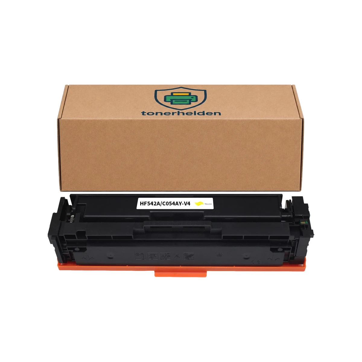 Toner HP kompatibel für CF542A/Cartridge 054 Yellow - Toner - tonerhelden - Yellow -