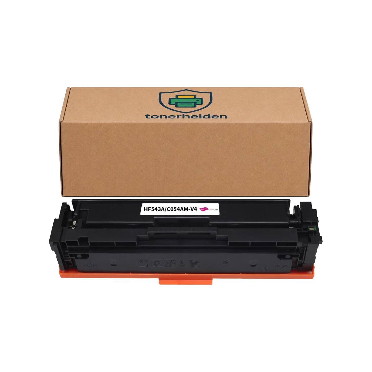 Toner HP kompatibel für CF543A/Cartridge 054 Magenta - Toner - tonerhelden - Magenta -