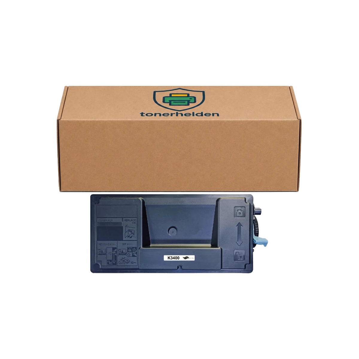 Toner Kyocera kompatibel für TK-3400 - Toner - tonerhelden - Black -
