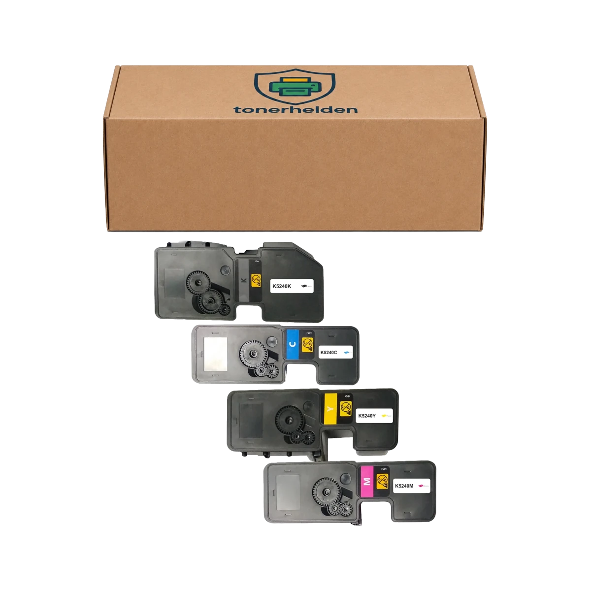 Toner Kyocera kompatibel für TK-5240K/C/M/Y - Toner - tonerhelden - C/K/M/Y -