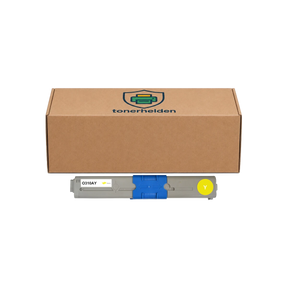 Toner Oki kompatibel für 44469704 - Toner - tonerhelden - Yellow -