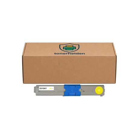 Toner Oki kompatibel für 44469704 - Toner - tonerhelden - Yellow -