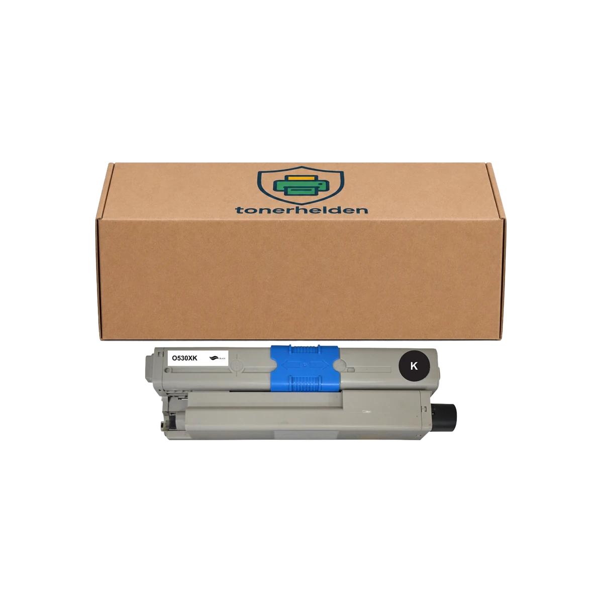 Toner Oki kompatibel für 44469804 - Toner - tonerhelden - Black -