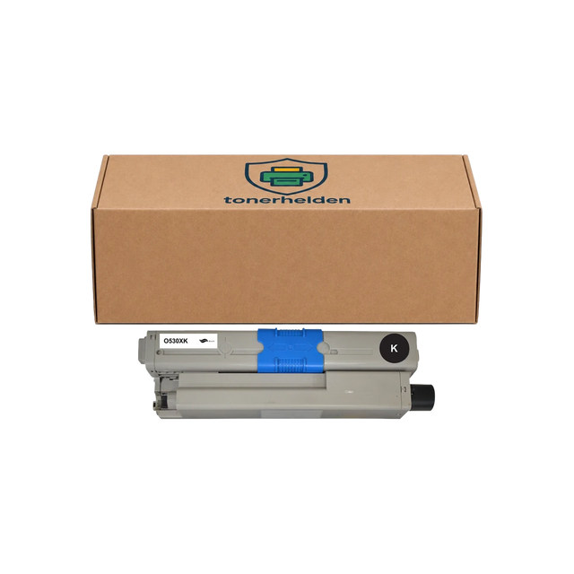 Toner Oki kompatibel für 44469804 - Toner - tonerhelden - Black -