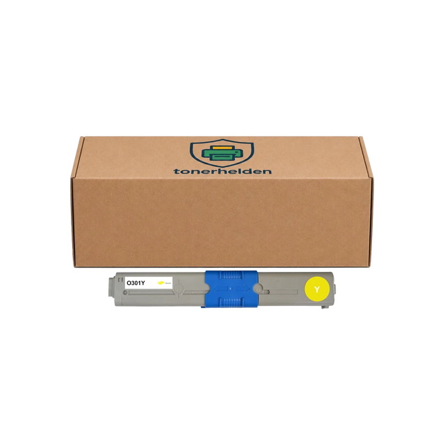 Toner Oki kompatibel für 44973533 - Toner - tonerhelden - Yellow -