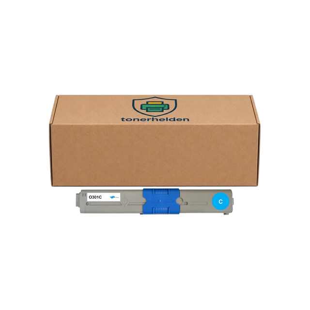 Toner Oki kompatibel für 44973535 - Toner - tonerhelden - Cyan -