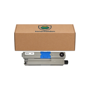 Toner Oki kompatibel für 44973536 - Toner - tonerhelden - Black -